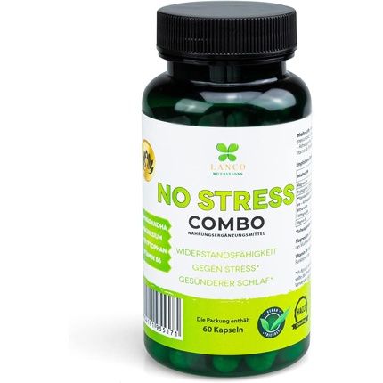 Lanco No Stress Combo Anti-Stress Capsules With Ashwagandha And Magnesium