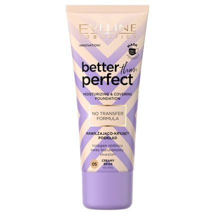 Eveline Better Than Perfect Moisturizing And Covering Foundation 05 Creamy Beige 30Ml