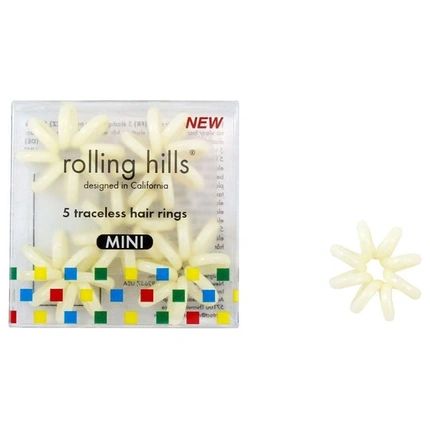 Rolling Hills Rolling Hair Rings Mini Beige