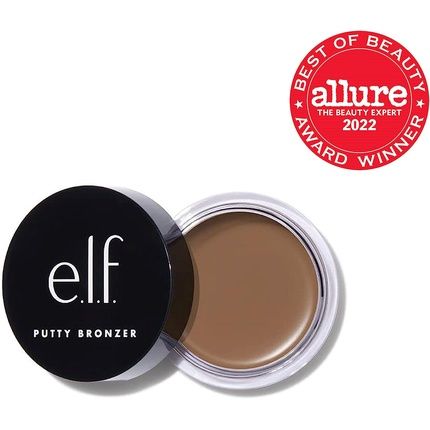 E.L.F. Cosmetics Putty Bronzer Creamy Highly Pigmented Formula Infused With Argan Oil And Vitamin E Honey Drip 0.35Oz 10G