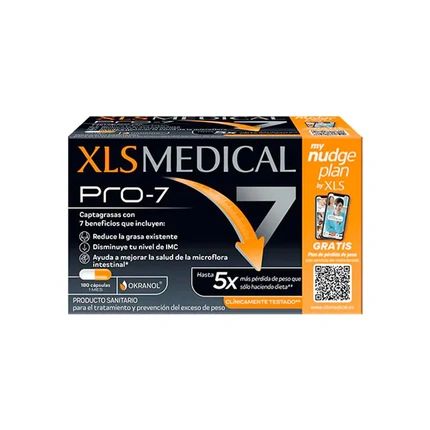 Xls Medical Pro7 Nudge 180 Capsules Xls Medical Weight Management Supplement