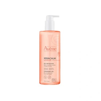 Avne Avene Xerecalm Nutrition Cleansing Gel 500Ml Gentle Cleansing Gel For Dry And Sensitive Skin