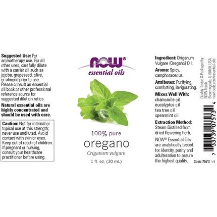 100% Pure Oregano Essential Oil 1 Fl Oz