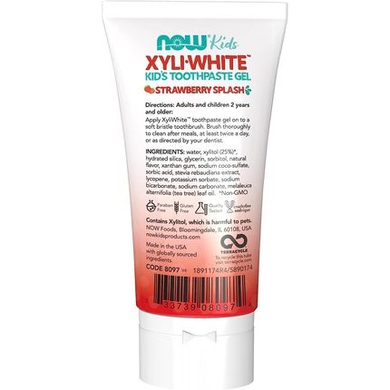 Now Kids' Xyliwhite Strawberry Splash Toothpaste Gel 85G