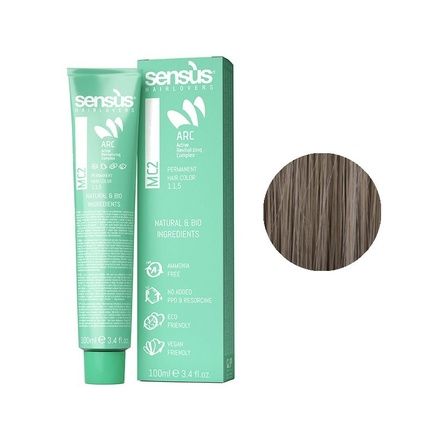 Sensus Mc2 Permanent Hair Color 7.2 Beige Blonde