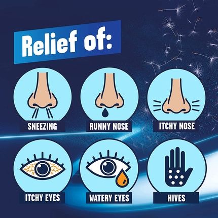 Benadryl Allergy Relief Fast-Acting Antihistamine Capsules 12 Capsules