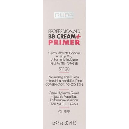 Pupa Milano Professionals Bb Cream + Primer For Combination-Oily Skin 50Ml Dark-Medium