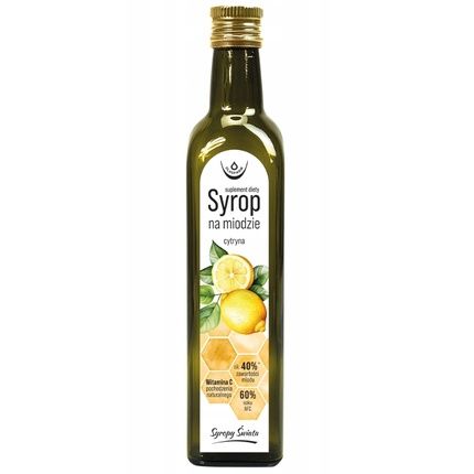 Oleofarm Honey Syrup With Lemon 250 Ml