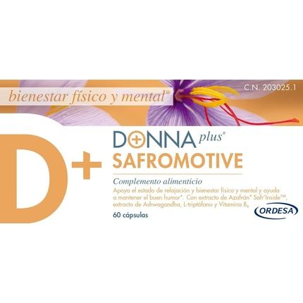 Donnaplus Safromotive Dietary Supplement For Well-Being 60 Capsules