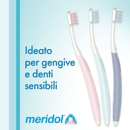 Meridol Complete Gum Protection Soft Toothbrush For Superior Cleaning With Gentle, Rounded Bristles