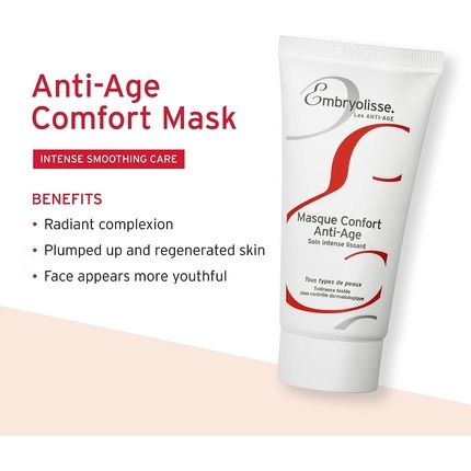 Embryolisse Anti-Age Comfort Face Mask Cream Luxurious Almond 60Ml