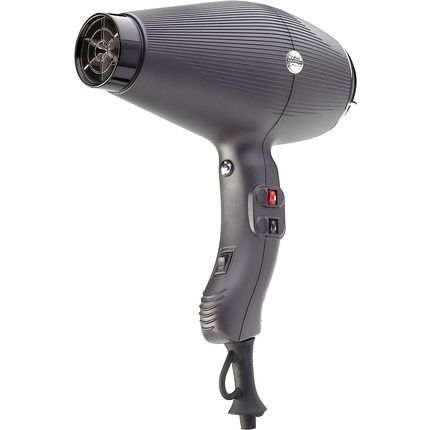 Gammapiu Professional Hair Dryer Dual Aria Ionic With Ion Generator And Heat Control Graphite Black - Image 3