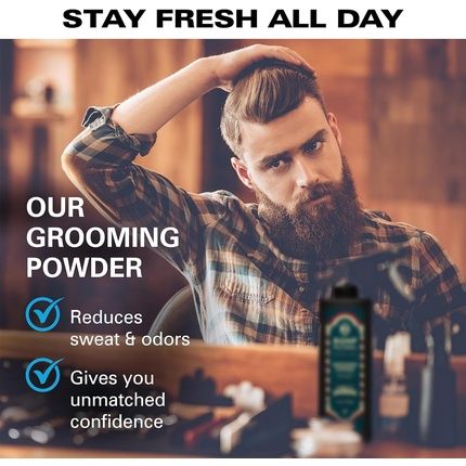 Bump Patrol Barber Pro Grooming Powder Talc-Free Hair And Body Powder For Men - Image 3