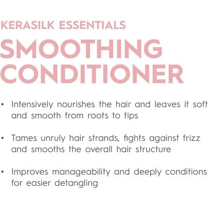 Kerasilk Smoothing Conditioner For Frizzy Hair Vegan Formula 75Ml