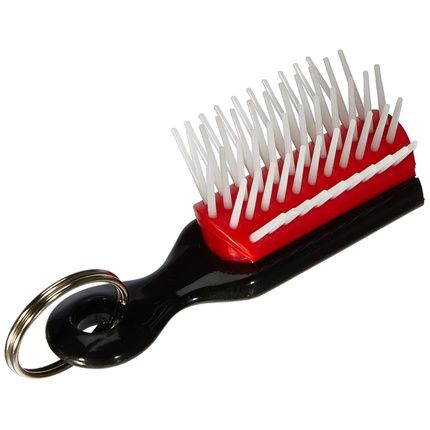 Denman D3 Keyring Mini Brush With Rounded Bristles 5-Row - Image 3