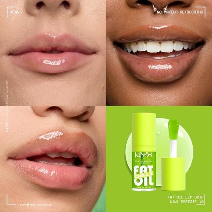 Nyx Professional Makeup Fat Oil Chillz Moisturizing Shiny Vegan Tinted Lip