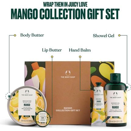 The Body Shop Mango Collection Christmas Gift Set Shower Gel 250Ml