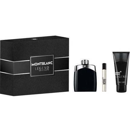 Mont Blanc Legend Eau De Toilette Spray 100 Ml Set Includes 100 Ml Eau De Toilette 100 Ml Shower Gel And 75 Ml Eau De Toilette