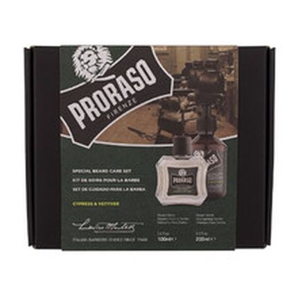 Proraso Cypress & Vetyver Beard Shampoo And Balm Duo Pack