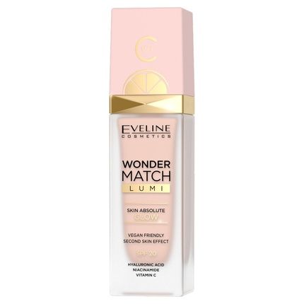 Eveline Wonder Match Lumi Illuminating Foundation Spf20 05 Light Natural 30Ml