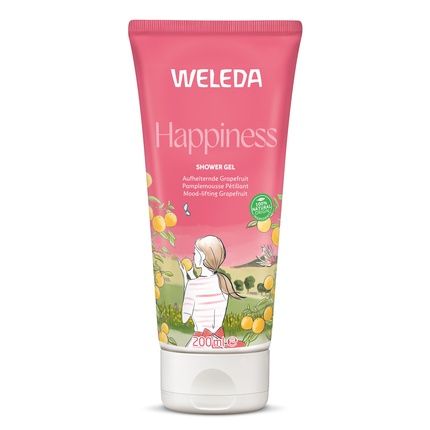 Weleda Happiness Shower Gel Grapefruit Refreshing And Uplifting Shower Experience