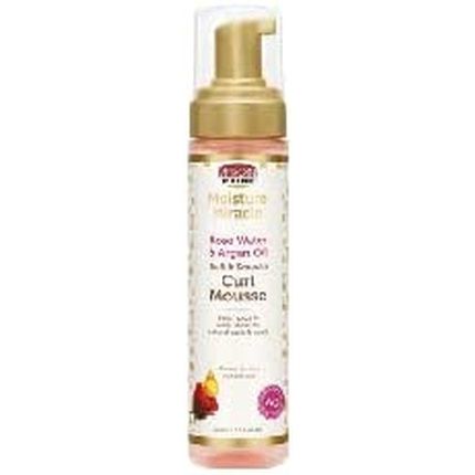 African Pride Moisture Miracle Rose Water & Argan Oil Soft & Smooth Curl Mousse