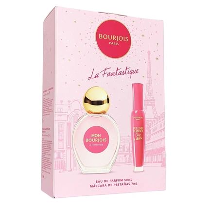Bourjois La Fantastique Women'S Perfume Gift Set - 50Ml Eau De Parfum And 7Ml Mascara In Black