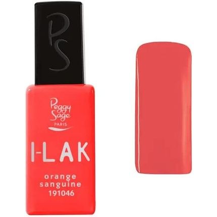 Peggy Sage I-Lak Soak Off Semi-Permanent Gel Polish Blood Orange 11Ml