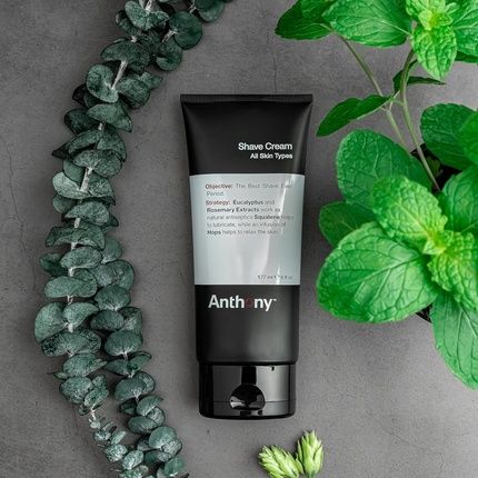 Anthony Shaving Cream For Men'S Sensitive Skin With Squalane, Eucalyptus, And Spearmint - Image 3