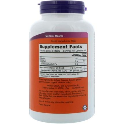 Now Foods Cla 180 Capsules