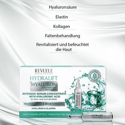 Revuele Hydralift Hyaluron Intensive Serum Concentrate With Hyaluronic Acid 14Ml
