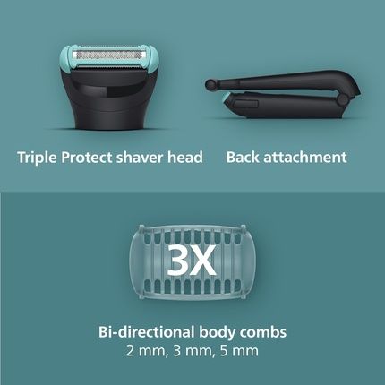 Philips Body Groomer 5000 Series Trimmer For Men With Triple Protect Shave - Image 3