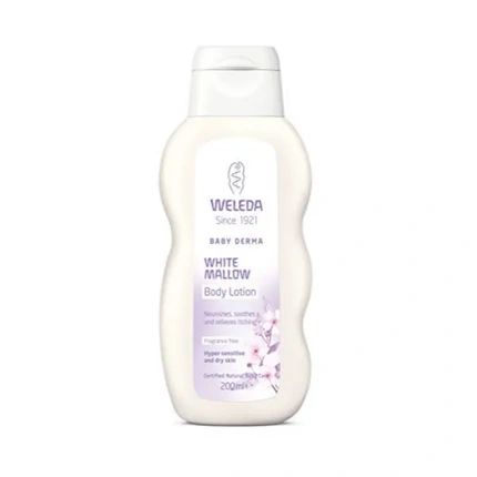 Weleda White Mallow Body Lotion 200Ml Soothing Body Lotion For Baby Skin