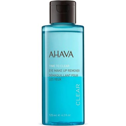 Ahava Eye Makeup Remover 125Ml Dead Sea Natural Gentle Waterproof Make Up Remover