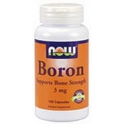 Now Boron 3Mg 100 Capsules
