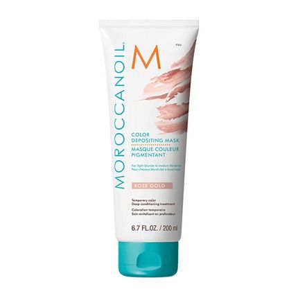 Moroccanoil Gold Toning Mask 30 Ml Rose Gold Color Depositing Mask