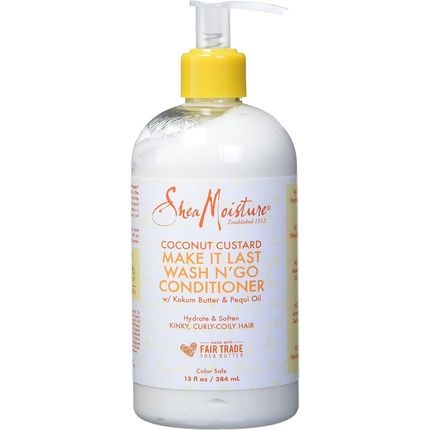 Shea Moisture Coconut Custard Wash N'Go Conditioner 13Oz/384Ml