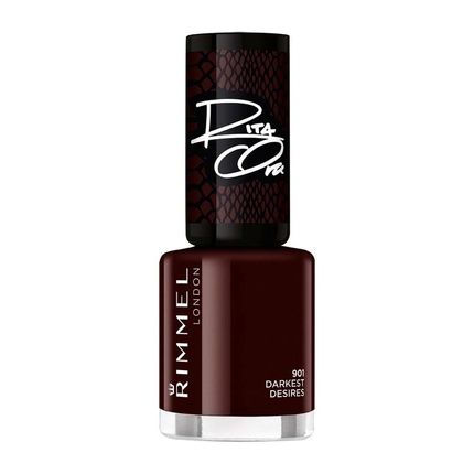 Rimmel 60 Seconds Super Shine Nail Polish 901 Darkest Desires 8 Ml