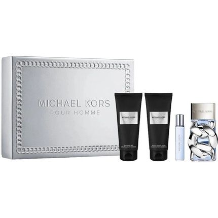 Michael Kors Pour Homme Giftset Includes 100 Ml Eau De Parfum 100 Ml Body Lotion 100 Ml Shower Gel And 10 Ml Eau De Parfum