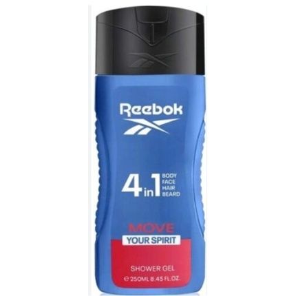 Reebok 4In1 Shower Gel Move Your Spirit 400Ml Body Care Hair Men