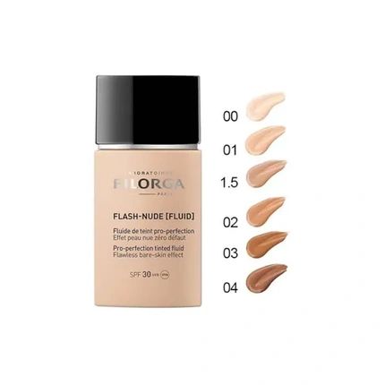 Filorga Flash Nude Fluid Color Perfecting Fluid Spf 30 In Nude Amber 03 30 Ml
