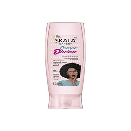 Skala Expert Conditioner Crespo Divino 325Ml 100% Vegan - Removes Frizz And Moisturizes, Brings Dull Hair To Life, Adds Volume - Suitable For Curly Method