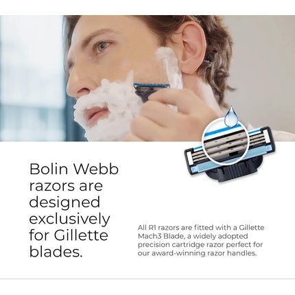 Bolin Webb Monza Red Handle With Travel Case Fitted With Gillette Mach3 Blade - Image 3