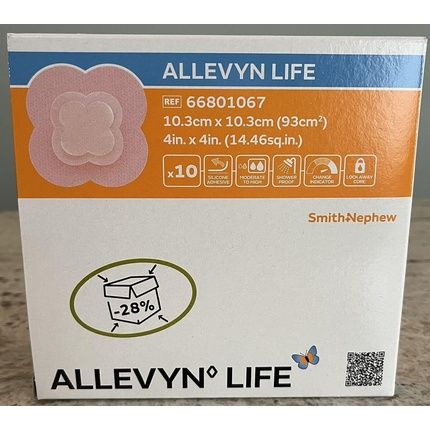 Allevyn Life 10.3Cm X 10.3Cm 10 Pack