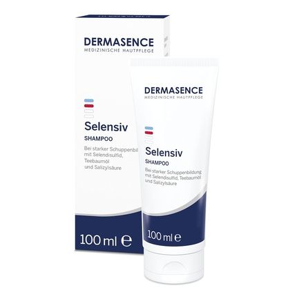 Dermasence Selensiv Shampoo 100Ml Intensive Treatment For Severe Dandruff - Prevents New Dandruff Formation - Non-Drying - Fragrance-Free