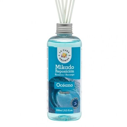 Mikado Reposition Fragrance Oil Refill Ocean 250Ml - Refresh Your Space With This Ocean-Scented Oil