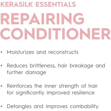 Kerasilk Repairing Conditioner For Dry Damaged Hair Vegan Formula 75Ml