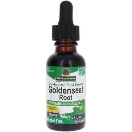 Nature'S Answer Alcohol-Free Golden Seal Root 1Oz Extract Natural Immune Booster Promotes Lung Health