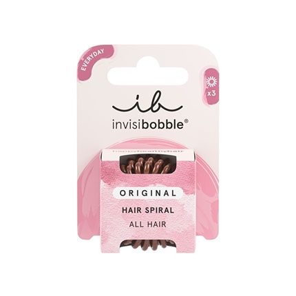 Invisibobble Original Pretzel Brown Hair Band 3 Pieces