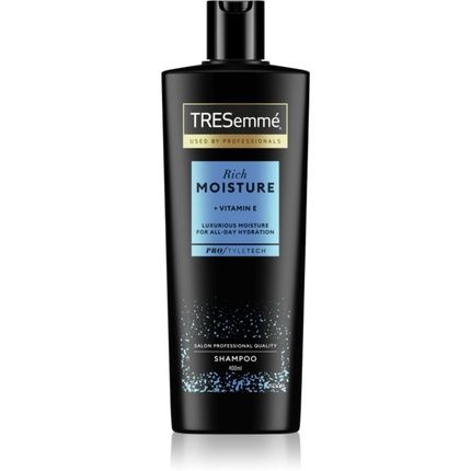 Tresemme Rich Moisture Shampoo 400 Ml With Vitamin E Pro Style Technology